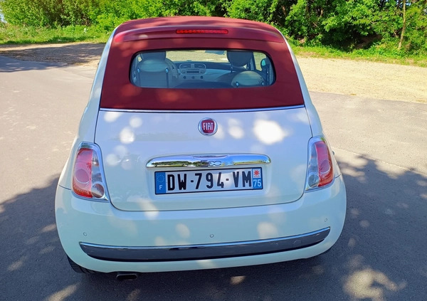 Fiat 500 cena 30999 przebieg: 45000, rok produkcji 2015 z Działoszyn małe 254